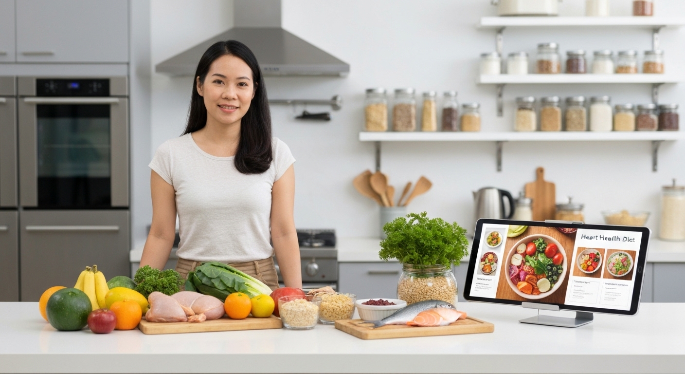 Hình ảnh minh họa chế độ ăn uống lành mạnh