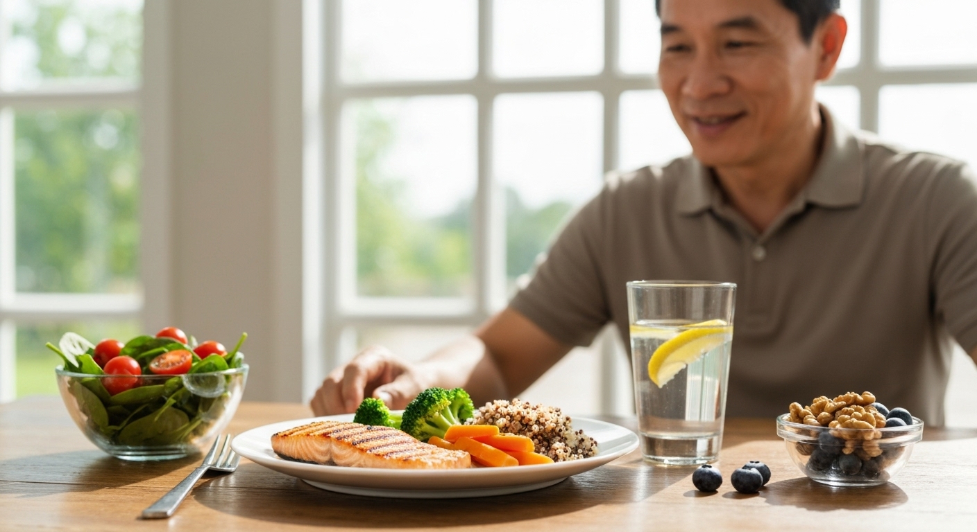 Chế độ dinh dưỡng lành mạnh và cân bằng cho bệnh nhân viêm gan B.