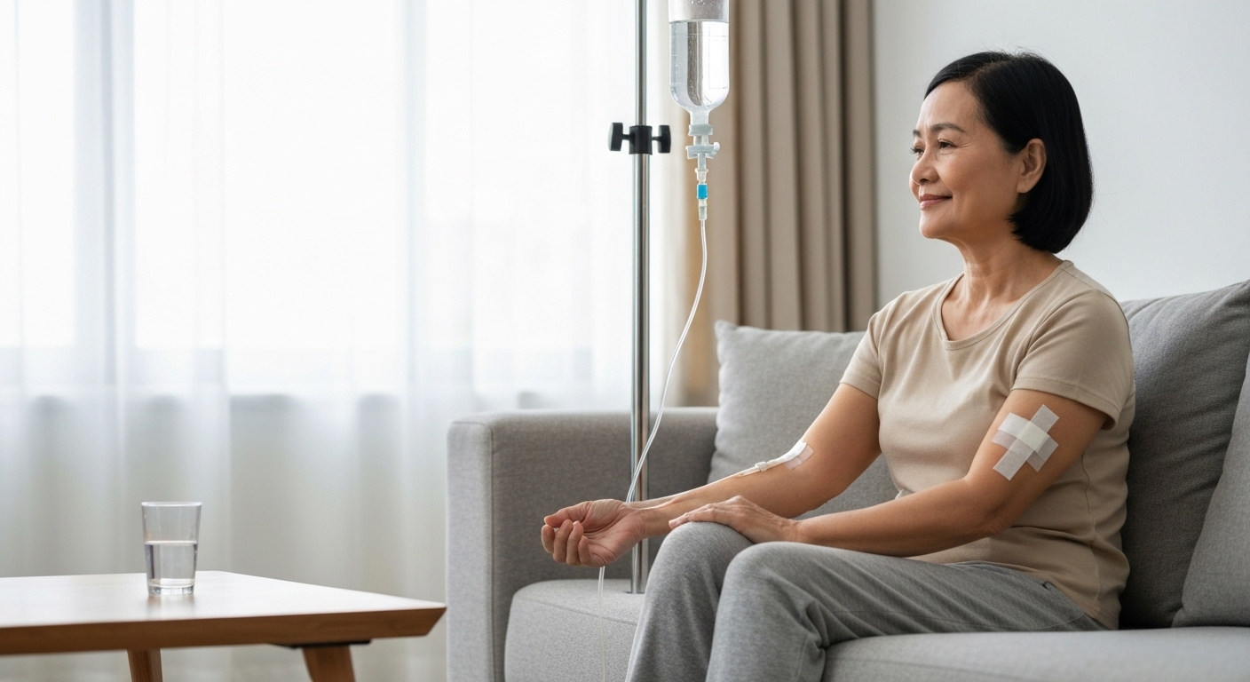 truyền dịch tại nhà