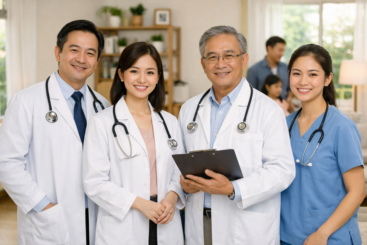Đội ngũ bác sĩ gia đình tận tâm của Công ty Sức khỏe Thiện Tâm