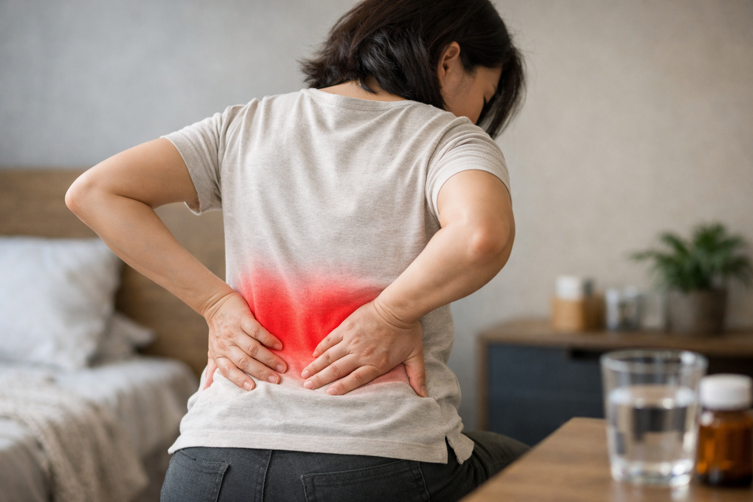 Vị trí đau lưng thường gặp ở người mắc các bệnh lý về thận
