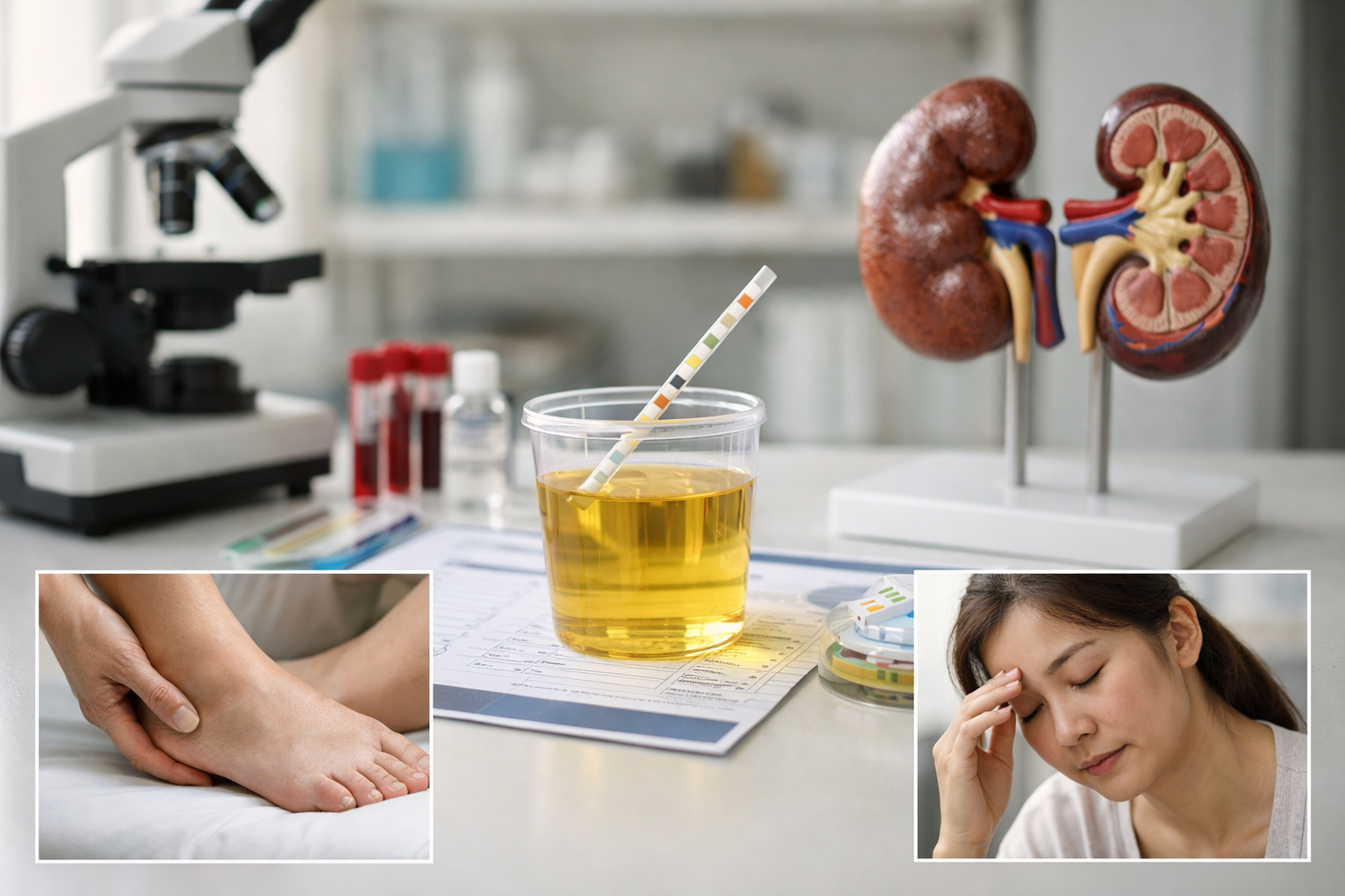 Xét nghiệm nước tiểu là phương pháp quan trọng để phát hiện bệnh thận