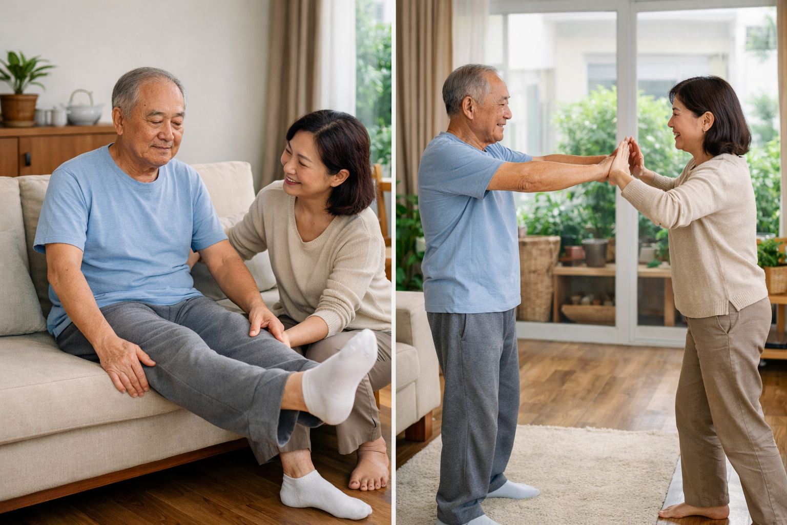 Hướng dẫn bài tập co duỗi tay chân đơn giản cho bệnh nhân Parkinson tại nhà
